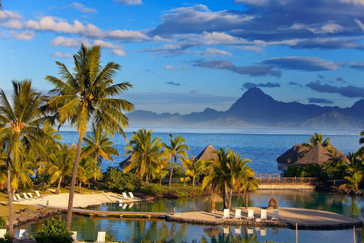 Ocean Sunset Polynesia Tahiti Wall Decal