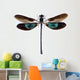 Dragonfly With Green and Brown Wings Wall Decal