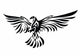 Symbolic Tattoo Eagle Wall Decal