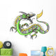 Robot Cyborg Dragon Vector Wall Mural