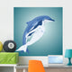 Dolphin and Mermaid Wall Mural