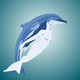 Dolphin and Mermaid Wall Mural