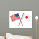 Flags Usa and Japan