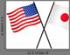 Flags Usa and Japan
