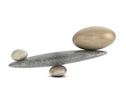 Stones Balance on See-saw Wall Decal