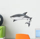 Generic Shark Illustration Wall Decal