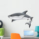 Generic Shark Illustration Wall Decal