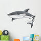 Generic Shark Illustration Wall Decal