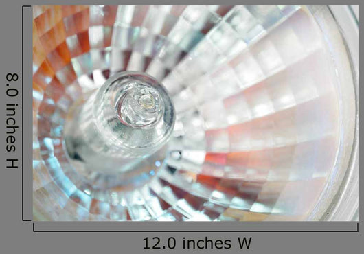 Halogen Light Bulb Close-up