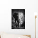 Elephant Bull Artistic Processing Wall Mural