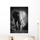 Elephant Bull Artistic Processing Wall Mural