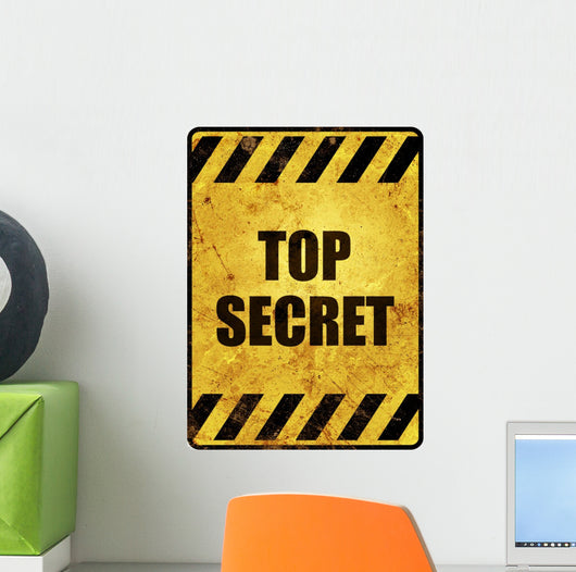 Top Secret Schild