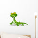 Funny lizard cartoon Wall Mural