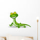 Funny lizard cartoon Wall Mural