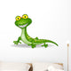 Funny lizard cartoon Wall Mural