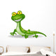 Funny lizard cartoon Wall Mural