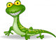 Funny lizard cartoon Wall Mural