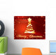 Merry Christmas and Christmas Wall Mural