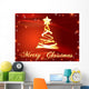 Merry Christmas and Christmas Wall Mural