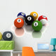 Pool Game Balls Wall Decal