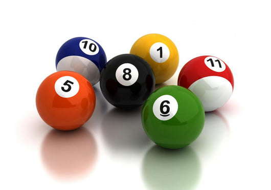 Pool Game Balls Wall Decal