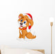 Christmas Dog Wall Decal