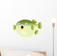 Illustration Puffer Fish Wall Decal