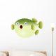 Illustration Puffer Fish Wall Decal