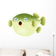 Illustration Puffer Fish Wall Decal