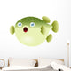 Illustration Puffer Fish Wall Decal