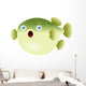 Illustration Puffer Fish Wall Decal