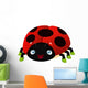 Illustration Ladybug Cartoon Wall Decal