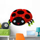 Illustration Ladybug Cartoon Wall Decal