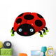 Illustration Ladybug Cartoon Wall Decal