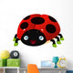 Illustration Ladybug Cartoon Wall Decal
