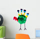 Thanksgiving turkey child art Wall Decal