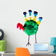 Thanksgiving turkey child art Wall Decal