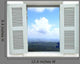 Window with Mountain and