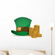 Coins and Saint Patricks Wall Decal
