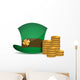 Coins and Saint Patricks Wall Decal