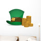 Coins and Saint Patricks Wall Decal