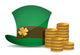 Coins and Saint Patricks Wall Decal