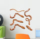 Collection Six Corn Snake Wall Stickers