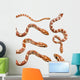 Collection of Six Corn Snake Wall Decal