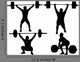 Weight Lifting Silhouette