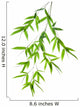 branch of bamboo Wall Decal