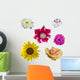 Different Flowers Collection Wall Mural