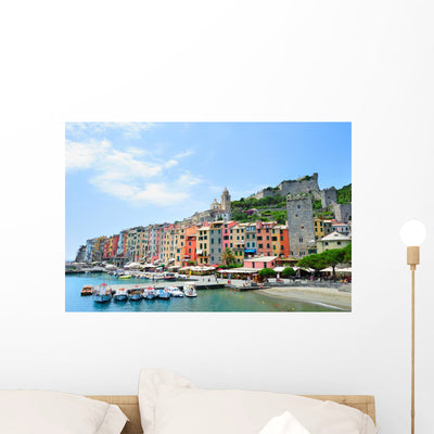 Porto Venere Landscape with shown on a wall
