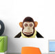 Vintage Mechanical Monkey Toy Wall Decal