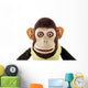 Vintage Mechanical Monkey Toy Wall Decal